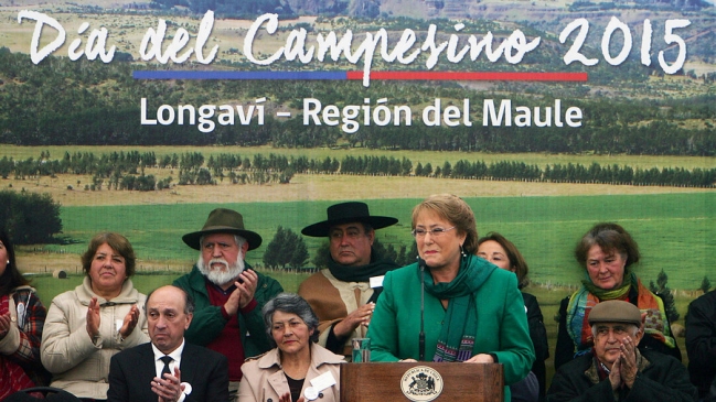 Presidenta Bachelet destacó legado de la reforma agraria en conmemoración del Día del Campesino