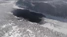 Drone capta impresionantes imágenes de una nevada de Lonquimay