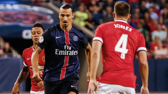 Paris Saint-Germain venció sin problemas a Manchester United en Estados Unidos