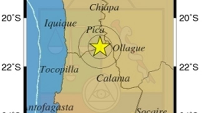 Sismo de menor intensidad se registró en la Región de Antofagasta