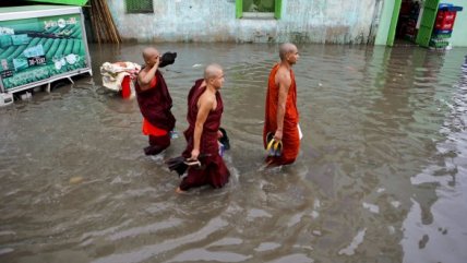   Lluvias en Birmania han causado una docena de muertes 