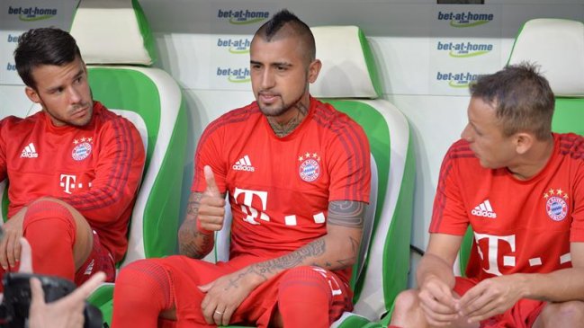 Arturo Vidal tras su debut en Bayern Munich: Espero estar a la altura