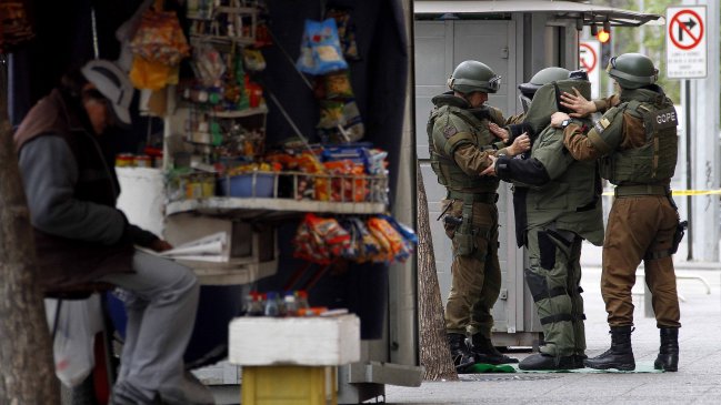 Decretan prisión preventiva para portador de extintor con pólvora en Lo Prado