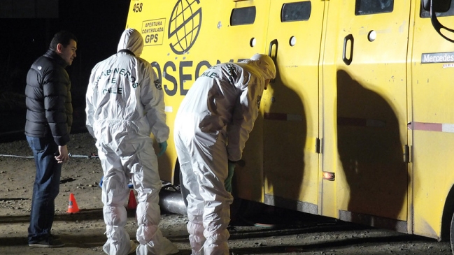 Fiscalía amplió radio de búsqueda de responsables de robo a camión de valores