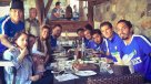 Gary Medel cumplió 28 años y lo celebró con sus compañeros de Inter de Milán