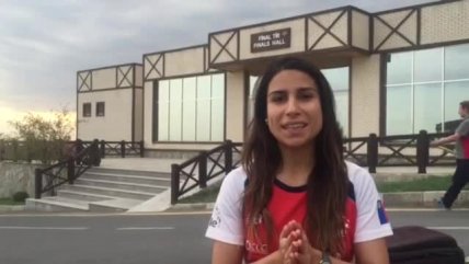   La alegría de Francisca Crovetto tras clasificar a los Juegos Olímpicos de Río 2016 