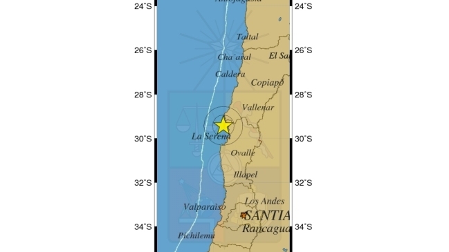 Sismo de mediana intensidad despertó a la Región de Coquimbo