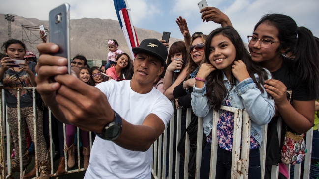 El apoyo de Alexis a su natal Tocopilla