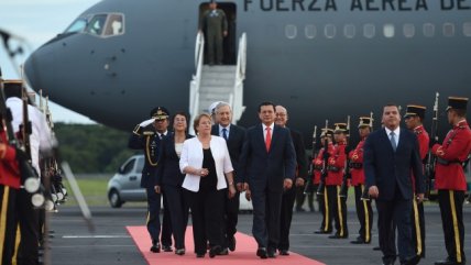  Presidenta Bachelet llegó a El Salvador  