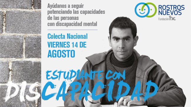 Fundación Rostros Nuevos realizará colecta nacional este viernes