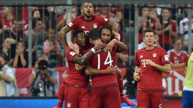 Bayern Munich y Vidal se estrenaron en la Bundesliga con goleada sobre Hamburgo