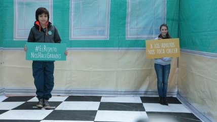   Lúdica intervención por los derechos de niños y niñas 