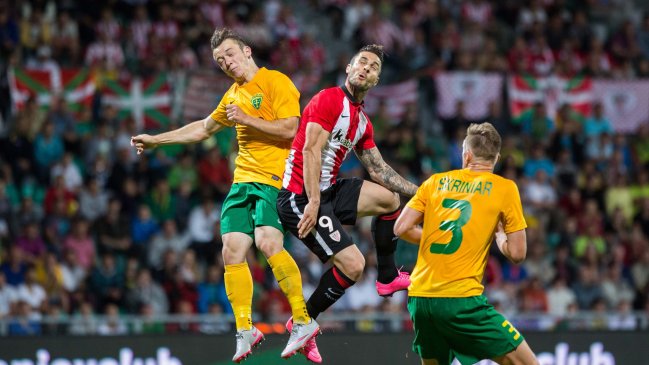Athletic de Bilbao cayó ante MSK Zilina en clasificatoria a fase de grupos de Europa League