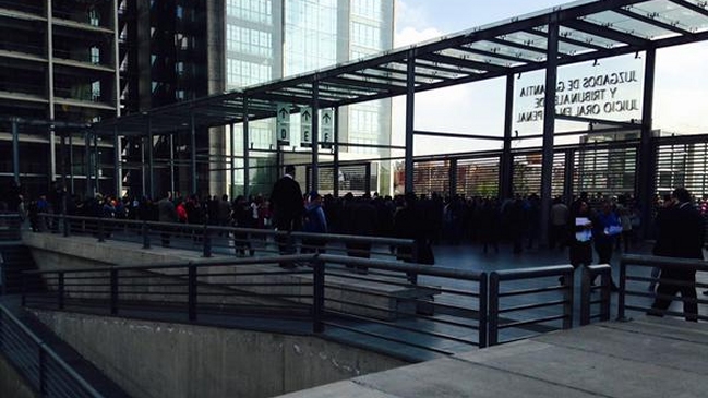 Centro de Justicia fue evacuado por aviso de bomba