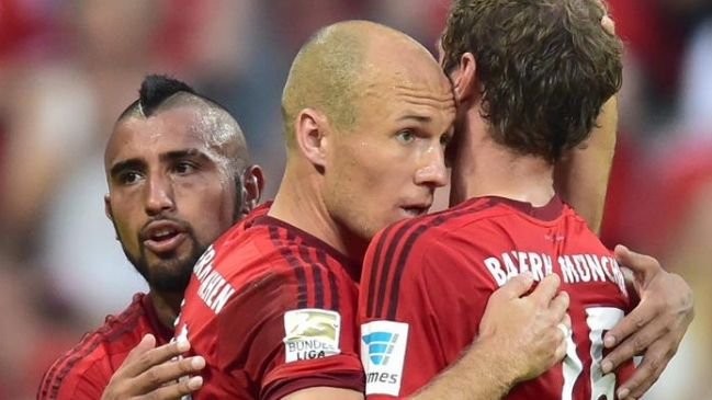 Arturo Vidal destacó en macizo triunfo de FC Bayern Munich en la Bundesliga