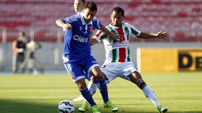 Universidad de Chile y Palestino igualaron en infartante encuentro en el Estadio Nacional