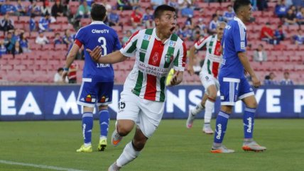 Richard Paredes aventajó a Palestino con colaboración de la defensa de la U