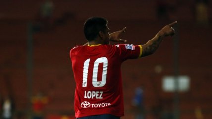 Sergio López estiro la diferencia ante Universidad Católica con gran tiro libre