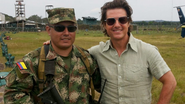 Periodista se infiltró en grabación de Tom Cruise