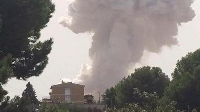 España: Varios heridos tras explosión en empresa de pirotecnia