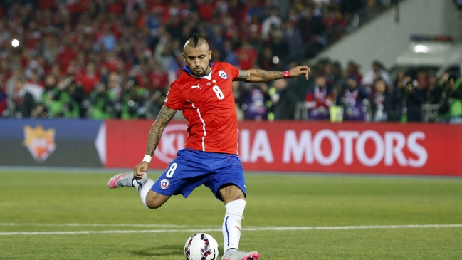 Arturo Vidal fue liberado de la selección chilena por motivos personales