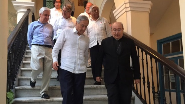 Canciller Muñoz se reunió con arzobispo de La Habana en último día de visita a Cuba