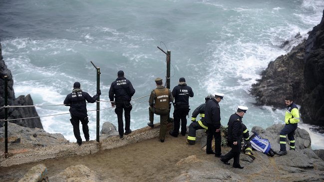Armada encontró cuerpo de joven que cayó al mar en Valparaíso