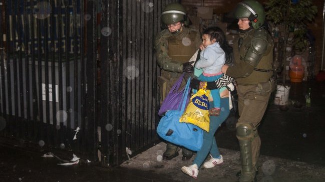 Huilcamán acusó que se violaron los derechos del niño en desalojo de Conadi