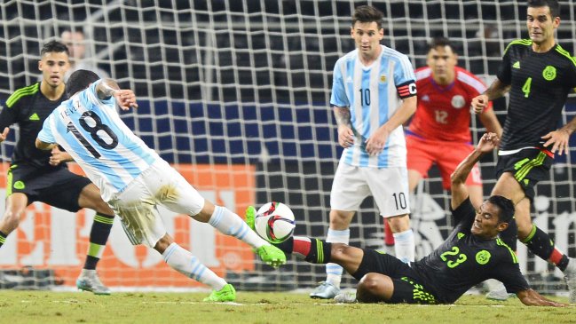 Argentina logró agónico empate ante México en amistoso previo al inicio de las clasificatorias