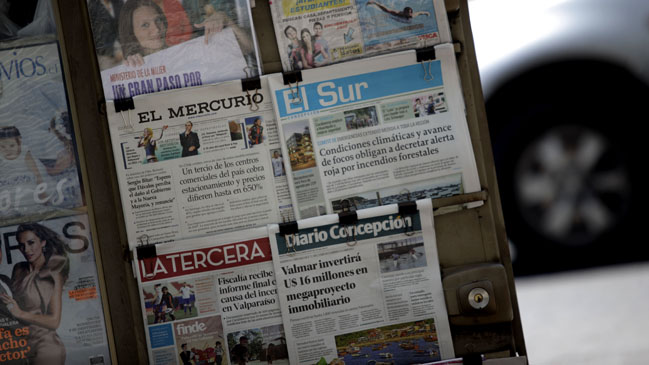 Lanzan mapa sobre propiedad de medios de comunicación en Chile