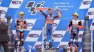 Marc Márquez festejó en el Gran Premio de San Marino