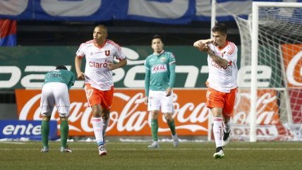 Francisco Castro marcó el único descuento de U. de Chile ante Audax Italiano