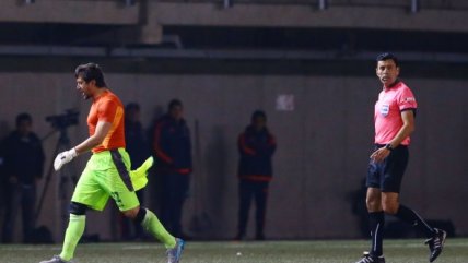 Nicolás Peric sufrió el hostigamiento de los hinchas de Universidad de Chile