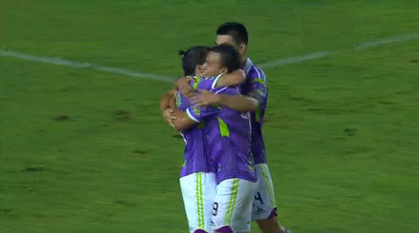 Mathías Vidangossy tuvo su debut goleador en victoria de Jaguares por la Copa México