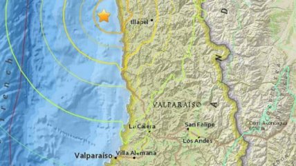 USGS situó el terremoto de Chile como el de mayor magnitud durante el 2015