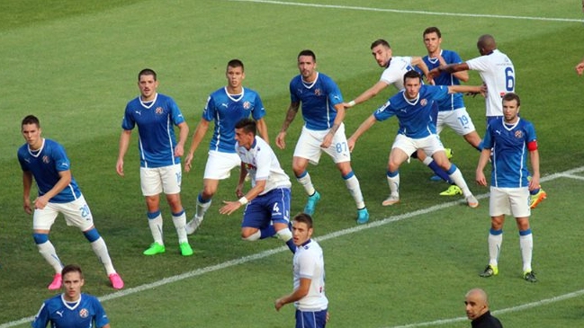 Angelo Henríquez marcó presencia con Dinamo Zagreb en el clásico de Croacia