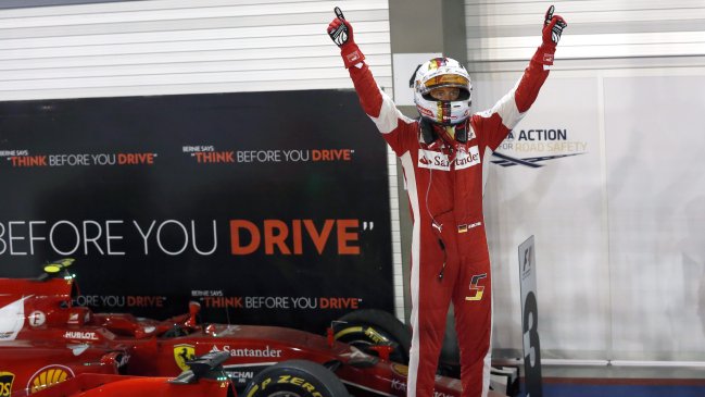 Sebastian Vettel ganó el Gran Premio de Singapur de Fórmula 1