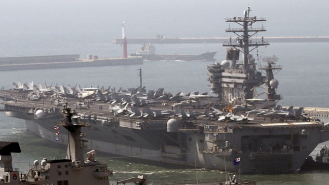 Estados Unidos enviará un portaaviones nuclear a Corea del Sur