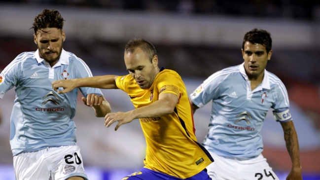 Capitán de Celta no pudo entrenar por lesión tras goleada a Barcelona