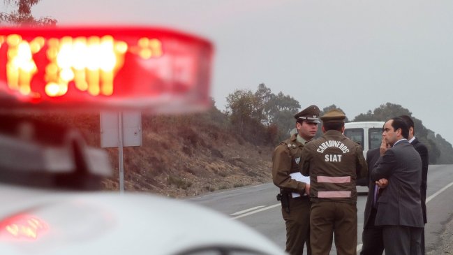 Conductor de vehículo robado falleció tras ser atropellado en la autopista