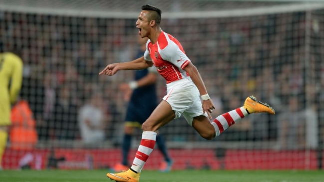 Arsenal eligió los mejores cinco goles de Alexis Sánchez desde su llegada a Inglaterra