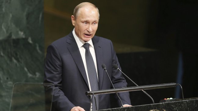 Putin pidió unirse contra el terrorismo 