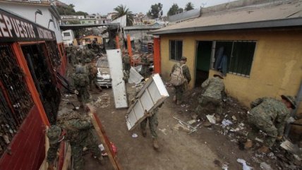 Gobierno instaló primeras viviendas de emergencia en Canela