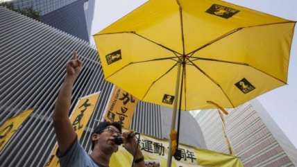   Hong Kong conmemoró un año de la Revolución de los Paraguas 