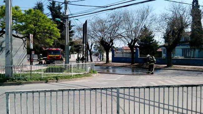 Fuga de gas se registra en la comuna de Talagante