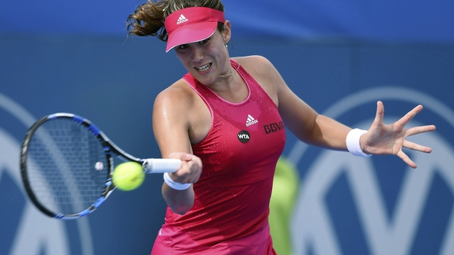 Muguruza superó a Ivanovic y accedió a cuartos de final en Wuhan