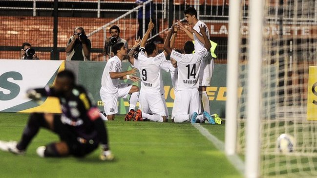 Santos venció a Figueirense y se instaló en semifinales de la Copa de Brasil
