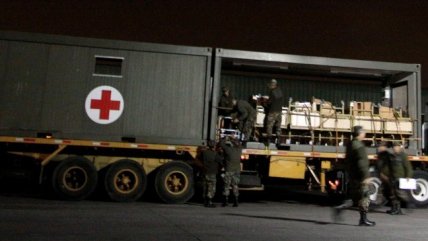 Este viernes comienza a operar un hospital militar de campaña en Coquimbo