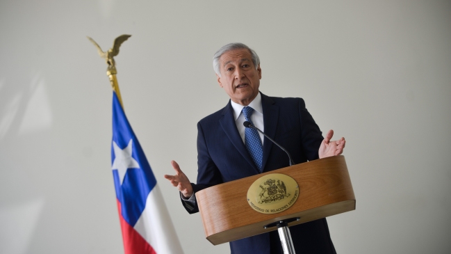 Canciller Muñoz aceptó 