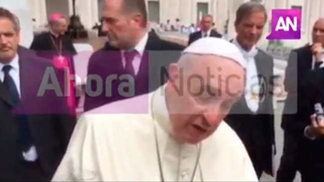 El origen del video con la polémica defensa del papa Francisco al obispo de Osorno